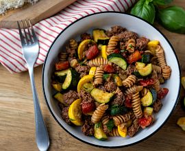 Beef & Pasta Skillet Primavera